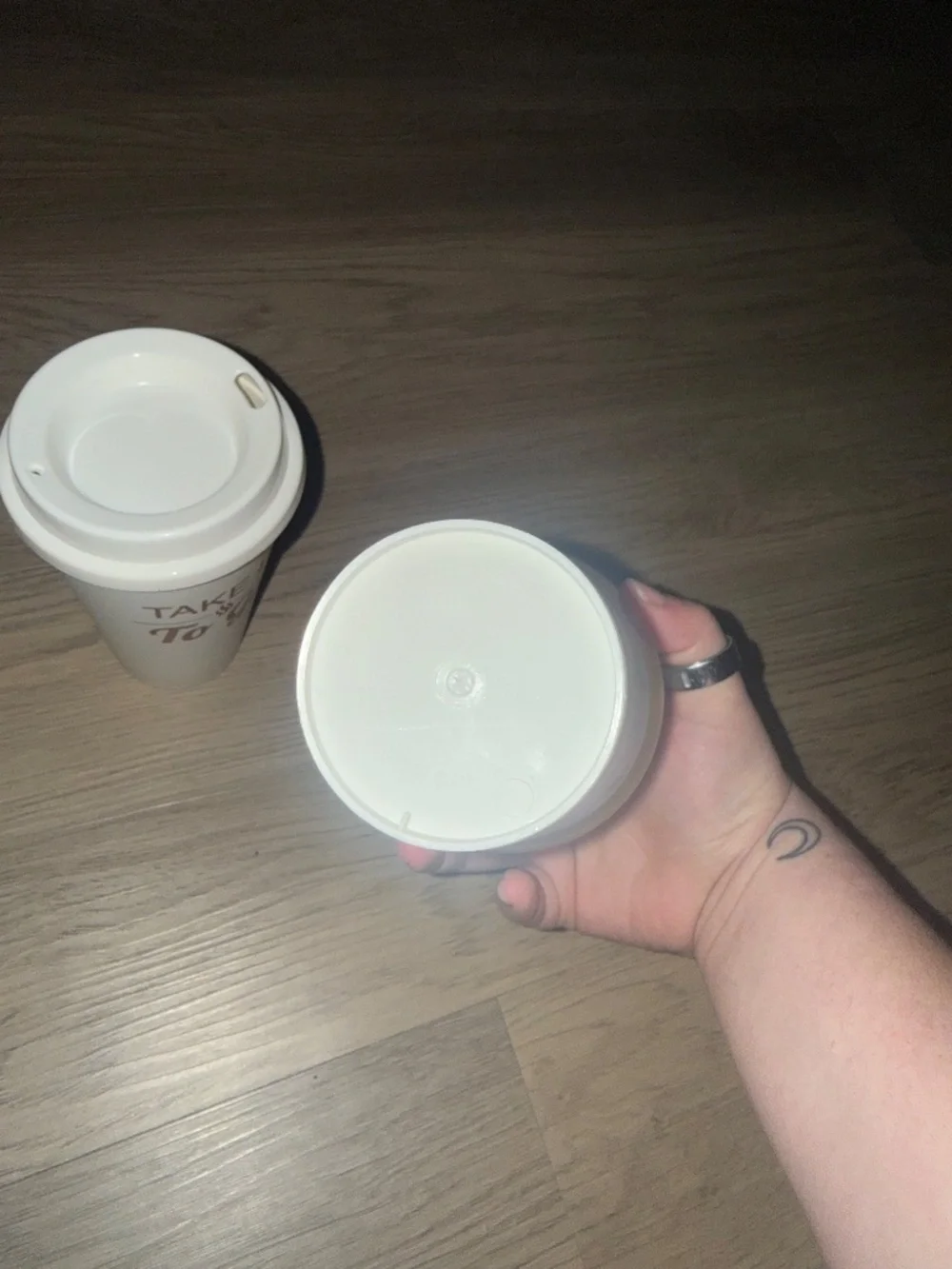 Minimalist Coffee To Go Travel Cups Neutral Beige Brown Retro Café Style